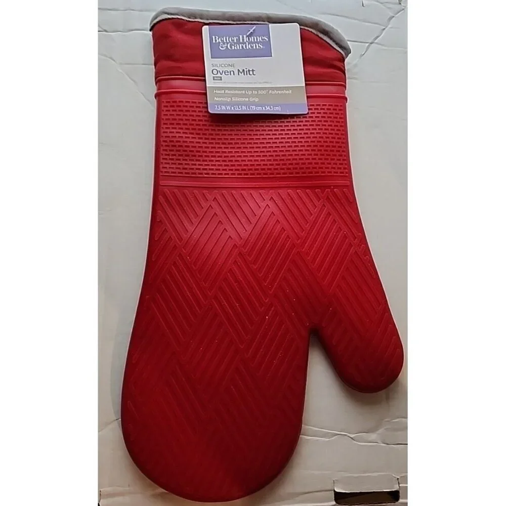 SILICONE OVEN MITT.. 7.5